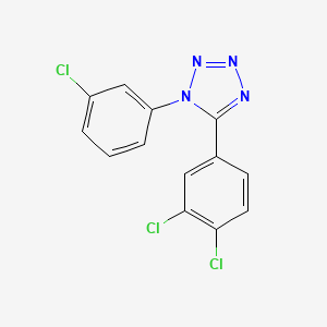 1-(3-chlorophenyl)-5-(3,4-dichlorophenyl)-1H-1,2,3,4-tetraazole