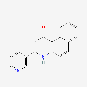 3-Pyridin-3-yl-3,4-dihydro-2H-benzo[f]quinolin-1-one