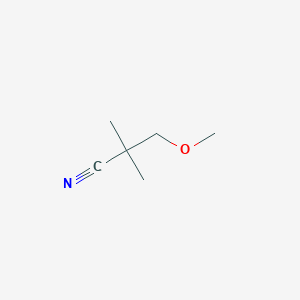 molecular formula C6H11NO B027891 3-Methoxy-2,2-dimethylpropanenitrile CAS No. 99705-29-0