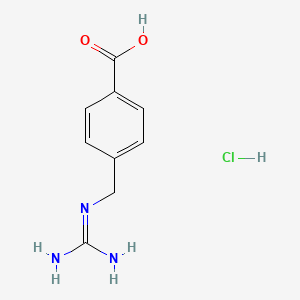 4-{[(Diaminomethylidene)amino]methyl}benzoic acid hydrochloride