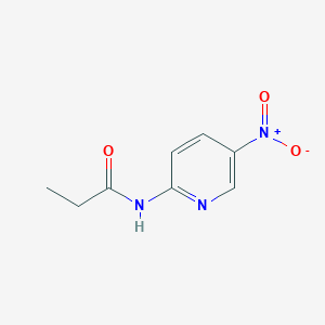 molecular formula C8H9N3O3 B2789202 N-(5-nitropyridin-2-yl)propanamide CAS No. 438529-21-6
