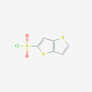molecular formula C6H3ClO2S3 B2789239 Thieno[3,2-b]thiophene-2-sulfonyl chloride CAS No. 2503207-46-1