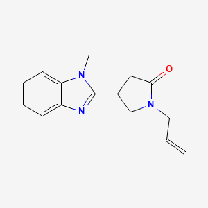 1-allyl-4-(1-methyl-1H-benzo[d]imidazol-2-yl)pyrrolidin-2-one