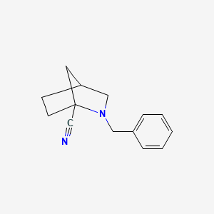 2-Benzyl-2-azabicyclo[2.2.1]heptane-1-carbonitrile