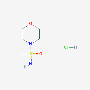 Imino-methyl-morpholin-4-yl-oxo-lambda6-sulfane;hydrochloride