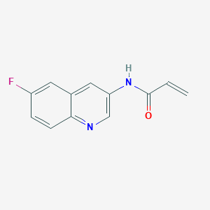 N-(6-Fluoroquinolin-3-yl)prop-2-enamide