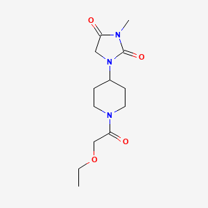 1-(1-(2-Ethoxyacetyl)piperidin-4-yl)-3-methylimidazolidine-2,4-dione