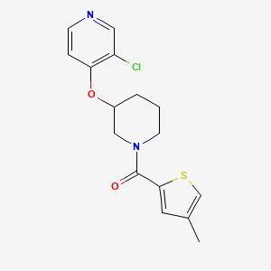(3-((3-Chloropyridin-4-yl)oxy)piperidin-1-yl)(4-methylthiophen-2-yl)methanone