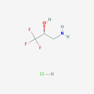 (2R)-3-amino-1,1,1-trifluoropropan-2-ol hydrochloride