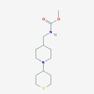 methyl ((1-(tetrahydro-2H-thiopyran-4-yl)piperidin-4-yl)methyl)carbamate
