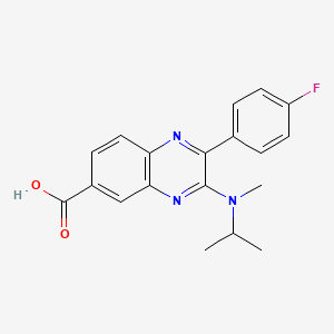 molecular formula C19H18FN3O2 B2789422 BioE-1115 