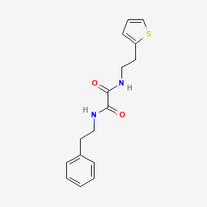N1-phenethyl-N2-(2-(thiophen-2-yl)ethyl)oxalamide