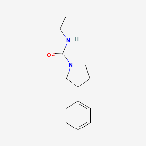 N-ethyl-3-phenylpyrrolidine-1-carboxamide