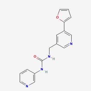 1-((5-(Furan-2-yl)pyridin-3-yl)methyl)-3-(pyridin-3-yl)urea