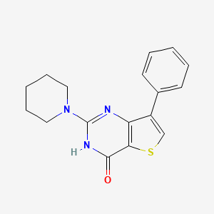 7-phenyl-2-piperidin-1-ylthieno[3,2-d]pyrimidin-4(3H)-one