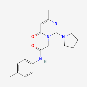 N-(2,4-dimethylphenyl)-2-(4-methyl-6-oxo-2-pyrrolidin-1-ylpyrimidin-1(6H)-yl)acetamide