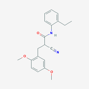 2-cyano-3-(2,5-dimethoxyphenyl)-N-(2-ethylphenyl)propanamide