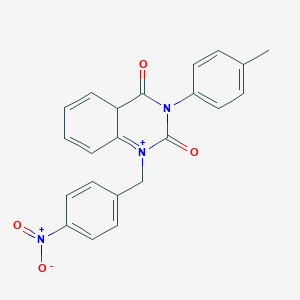 3-(4-Methylphenyl)-1-[(4-nitrophenyl)methyl]-1,2,3,4-tetrahydroquinazoline-2,4-dione