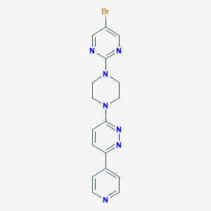 3-[4-(5-Bromopyrimidin-2-yl)piperazin-1-yl]-6-pyridin-4-ylpyridazine