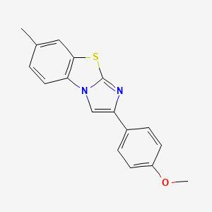 2-(4-Methoxyphenyl)-7-methylimidazo[2,1-b][1,3]benzothiazole
