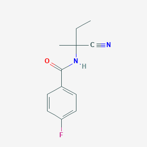 N-(1-cyano-1-methylpropyl)-4-fluorobenzamide