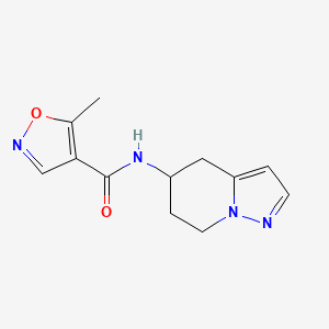 5-methyl-N-(4,5,6,7-tetrahydropyrazolo[1,5-a]pyridin-5-yl)isoxazole-4-carboxamide
