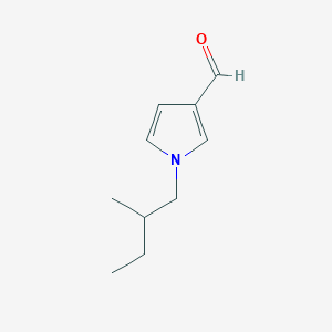 molecular formula C10H15NO B2789559 1-(2-Methylbutyl)-1H-pyrrole-3-carbaldehyde CAS No. 1499987-58-4