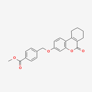 methyl 4-{[(6-oxo-7,8,9,10-tetrahydro-6H-benzo[c]chromen-3-yl)oxy]methyl}benzoate