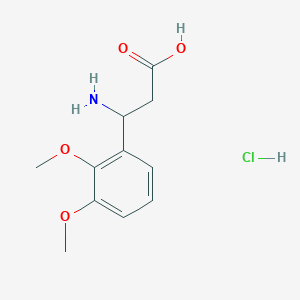 3-amino-3-(2,3-dimethoxyphenyl)propanoic Acid Hydrochloride