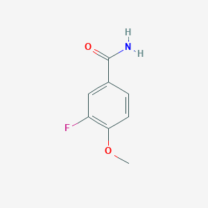 molecular formula C8H8FNO2 B2789646 3-Fluoro-4-methoxybenzamide CAS No. 701640-04-2