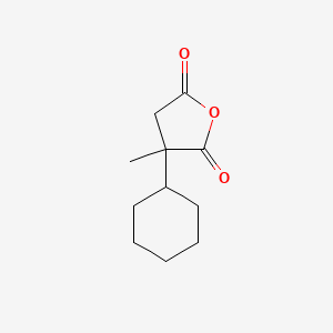 3-Cyclohexyl-3-methyloxolane-2,5-dione