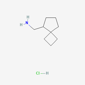 {Spiro[3.4]octan-5-yl}methanamine hydrochloride