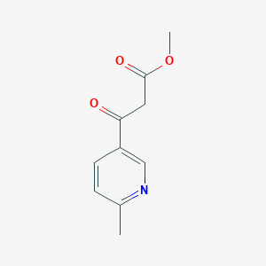 molecular formula C10H11NO3 B027897 Methyl 2-(6-methylnicotinyl)acetate CAS No. 108522-49-2