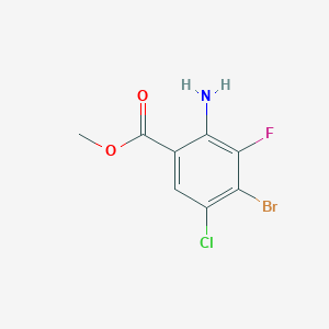 Methyl 2-amino-4-bromo-5-chloro-3-fluorobenzoate