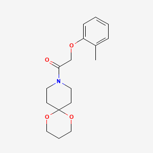 1-(1,5-Dioxa-9-azaspiro[5.5]undecan-9-yl)-2-(o-tolyloxy)ethanone
