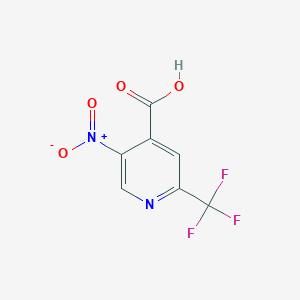 5-Nitro-2-(trifluoromethyl)isonicotinic acid