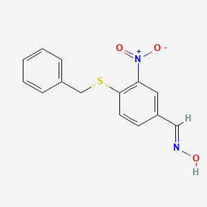4-(Benzylsulfanyl)-3-nitrobenzenecarbaldehyde oxime