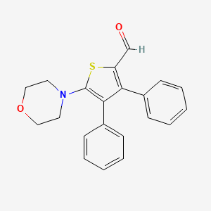 5-Morpholin-4-yl-3,4-diphenylthiophene-2-carbaldehyde