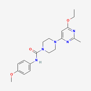 4-(6-ethoxy-2-methylpyrimidin-4-yl)-N-(4-methoxyphenyl)piperazine-1-carboxamide