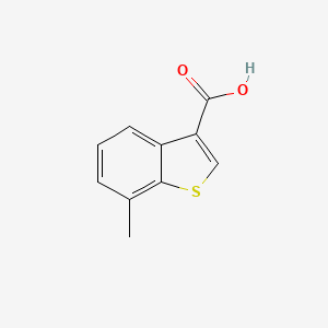 molecular formula C10H8O2S B2789901 7-methyl-1-benzothiophene-3-carboxylic acid CAS No. 1505-60-8