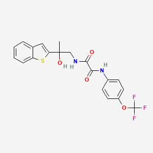 N1-(2-(benzo[b]thiophen-2-yl)-2-hydroxypropyl)-N2-(4-(trifluoromethoxy)phenyl)oxalamide