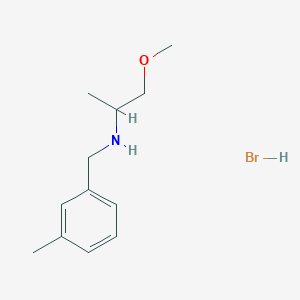 (2-Methoxy-1-methyl-ethyl)-(3-methyl-benzyl)-amine hydrobromide