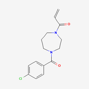 1-[4-(4-Chlorobenzoyl)-1,4-diazepan-1-yl]prop-2-en-1-one
