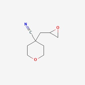 4-(Oxiran-2-ylmethyl)oxane-4-carbonitrile