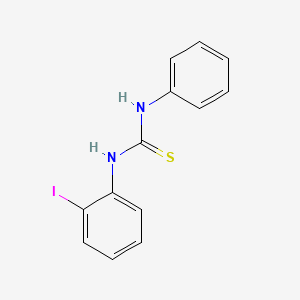 molecular formula C13H11IN2S B2789987 1-(2-Iodophenyl)-3-phenylthiourea CAS No. 32062-70-7