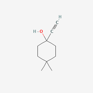 molecular formula C10H16O B2789990 1-Ethynyl-4,4-dimethylcyclohexanol CAS No. 68483-62-5