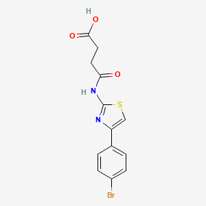 4-((4-(4-Bromophenyl)thiazol-2-yl)amino)-4-oxobutanoic acid