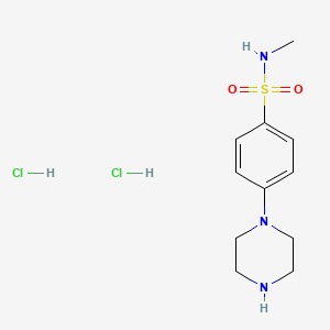 N-methyl-4-(piperazin-1-yl)benzene-1-sulfonamide dihydrochloride