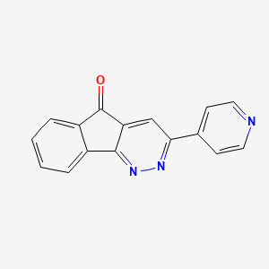 3-(4-pyridinyl)-5H-indeno[1,2-c]pyridazin-5-one