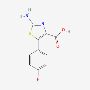 2-Amino-5-(4-fluorophenyl)-1,3-thiazole-4-carboxylic acid